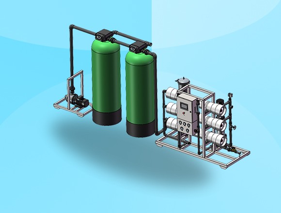 3噸/時反滲透設備，海南純水處理，廣西水處理廠家