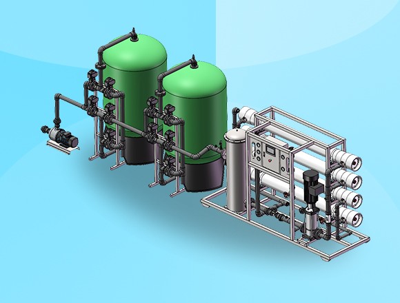 8噸/時 反滲透設備，海南水處理生產廠家長期提供純水設備